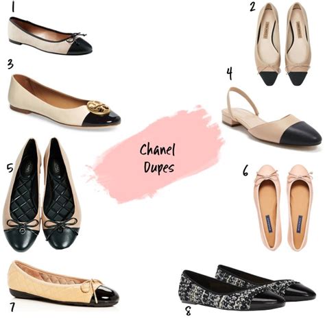 best chanel slingback dupes|chanel ballet flats dupe.